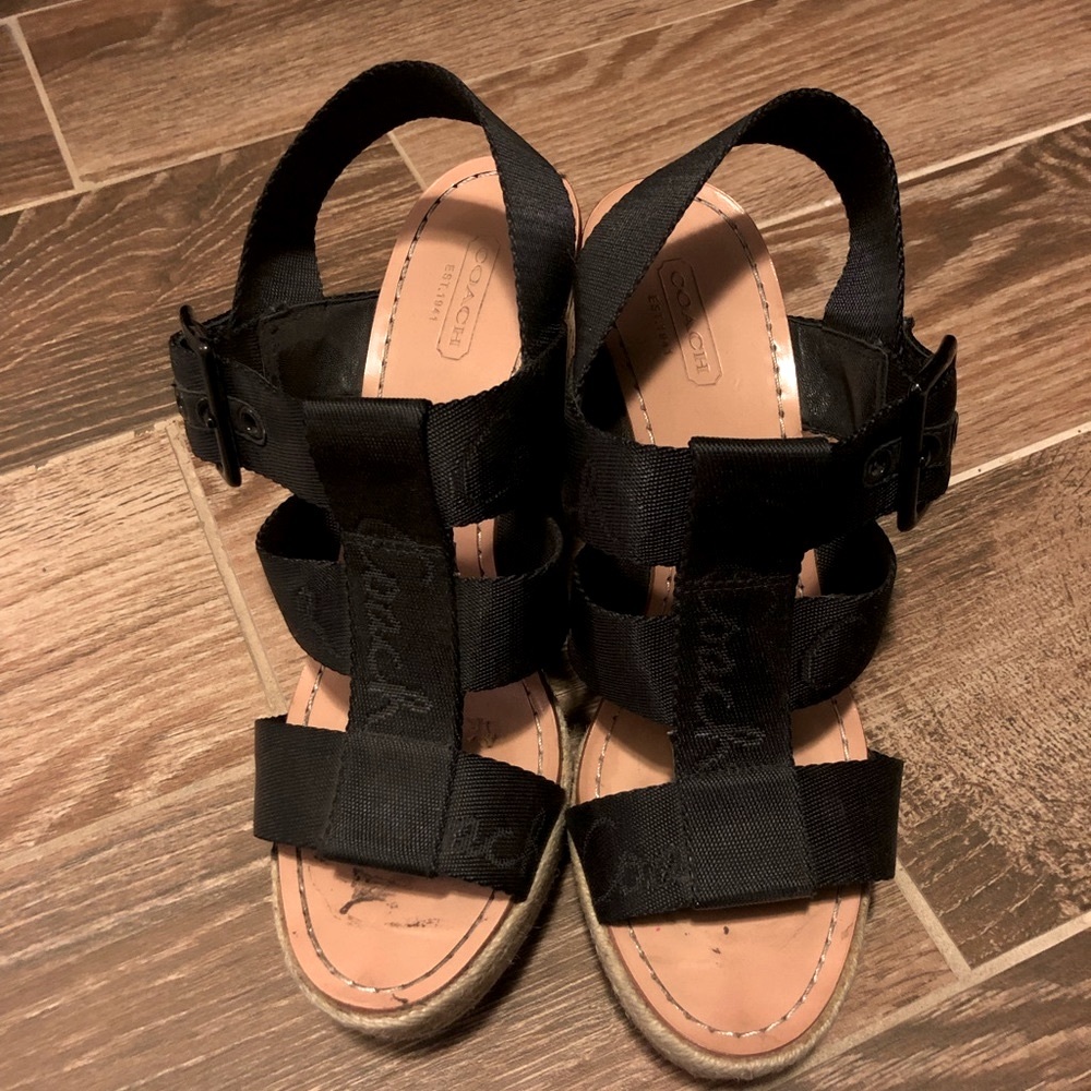 COACH wedges espadrilles